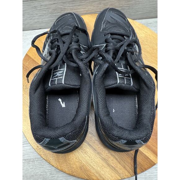 Mizuno Wave Women's Hurricane 3 Shoes Black w/ Silver Lace Up Size 8 - Picture 7 of 10